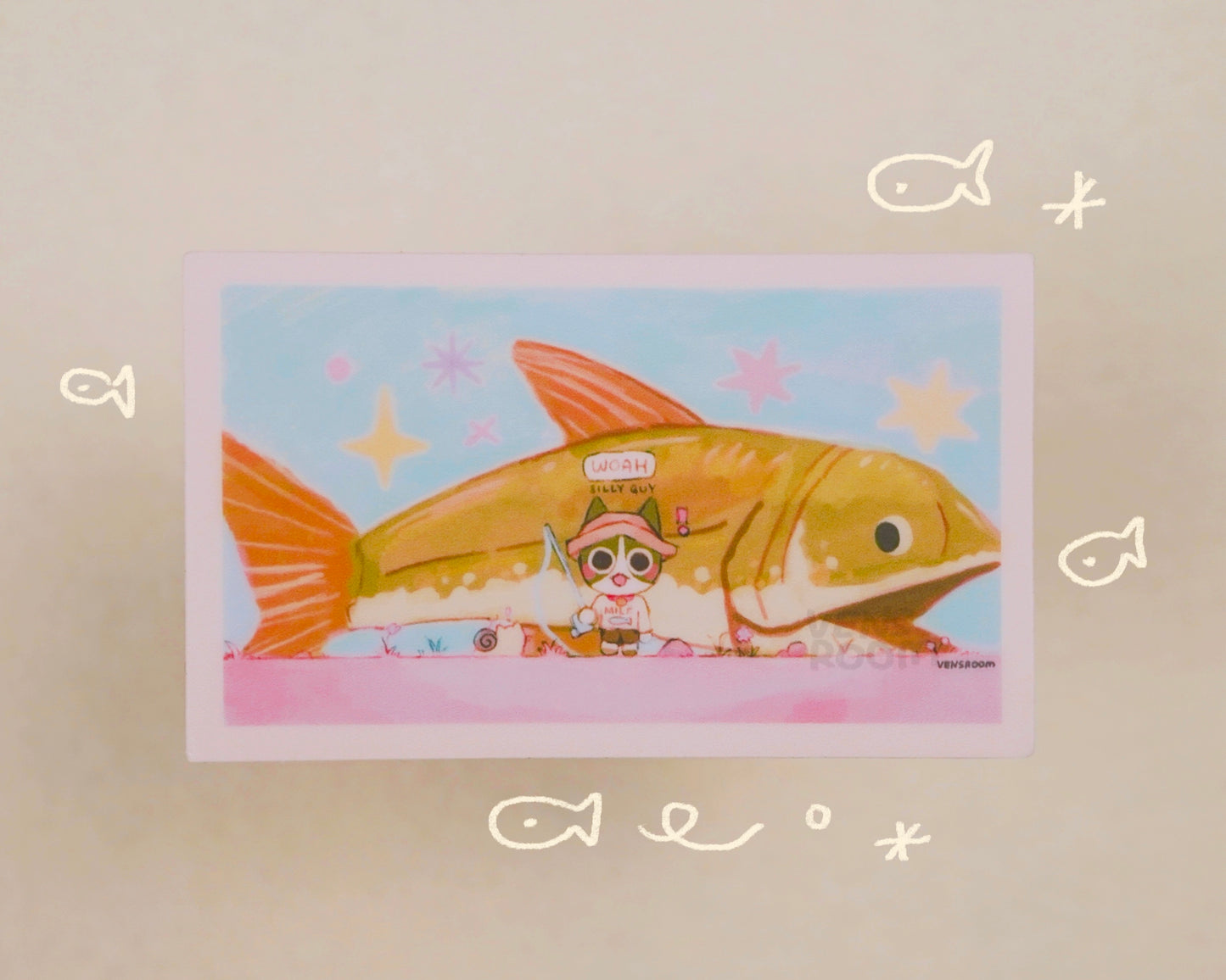 big fish sticker