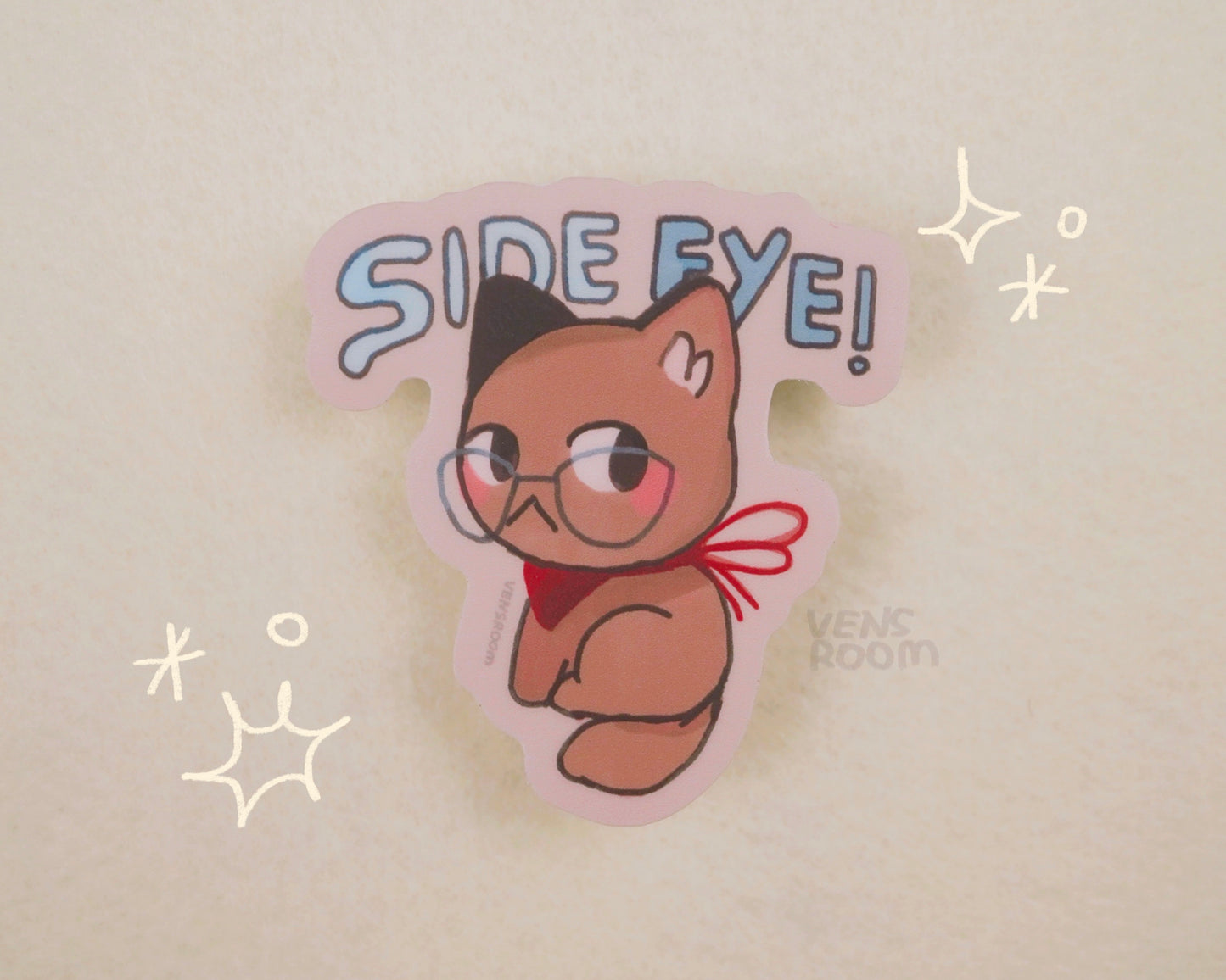 side eye sticker
