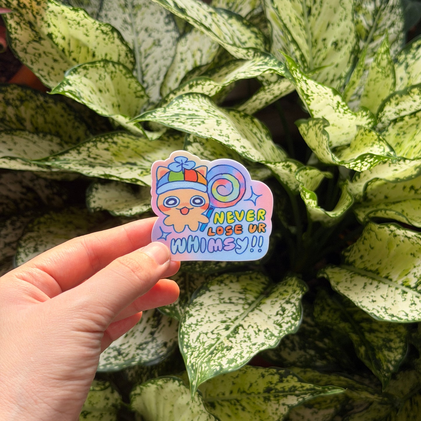 never lose your whimsy sticker