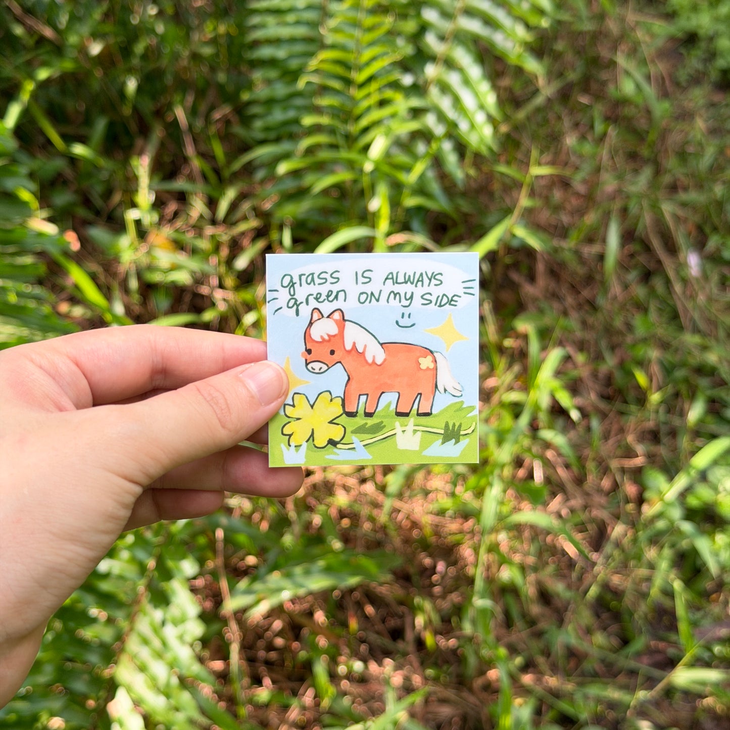 grass is always green sticker