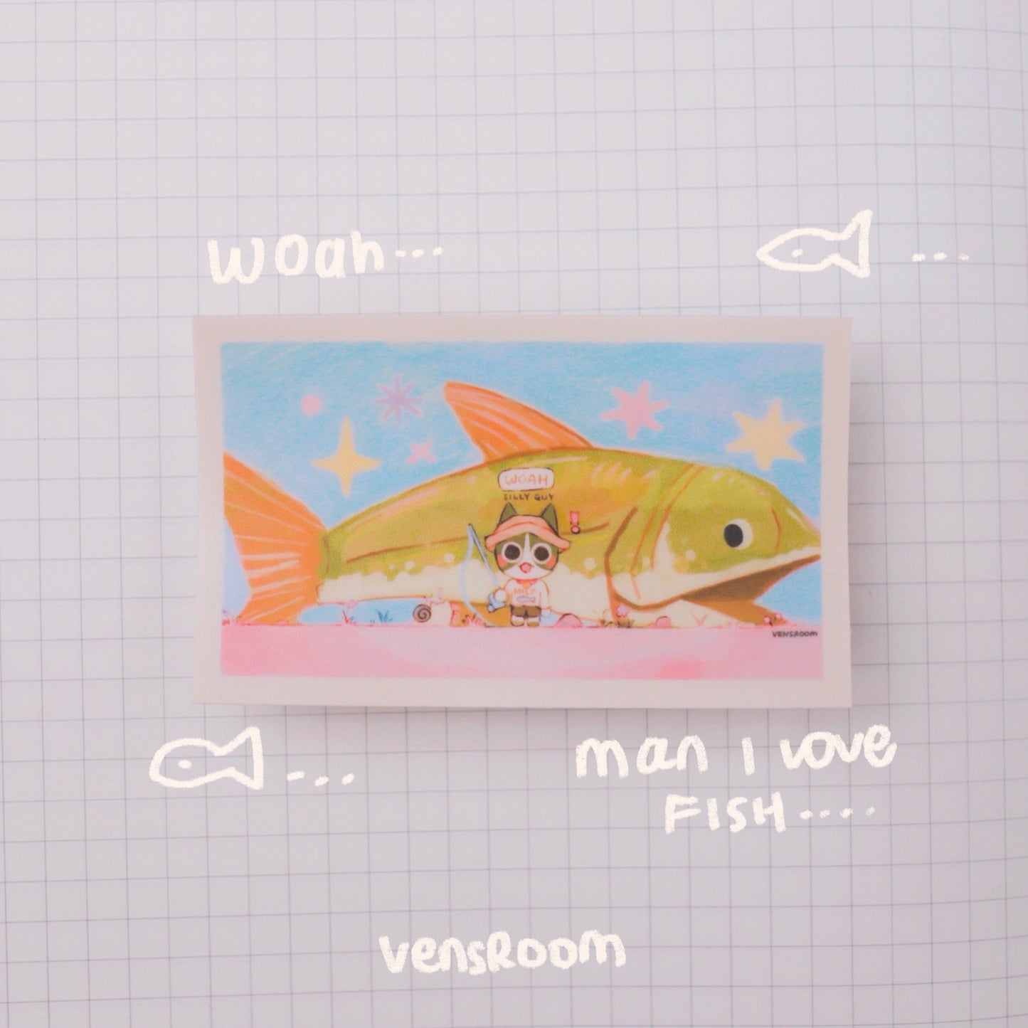 big fish sticker