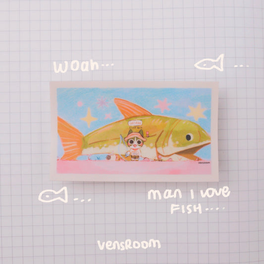 big fish sticker