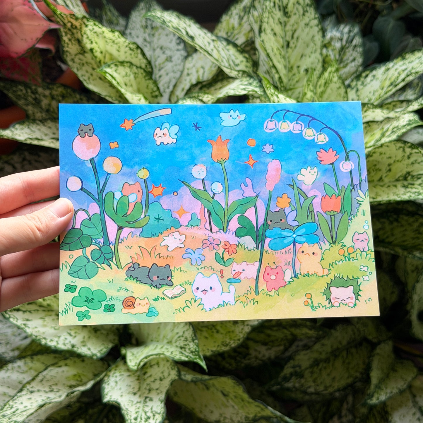 fairy garden print