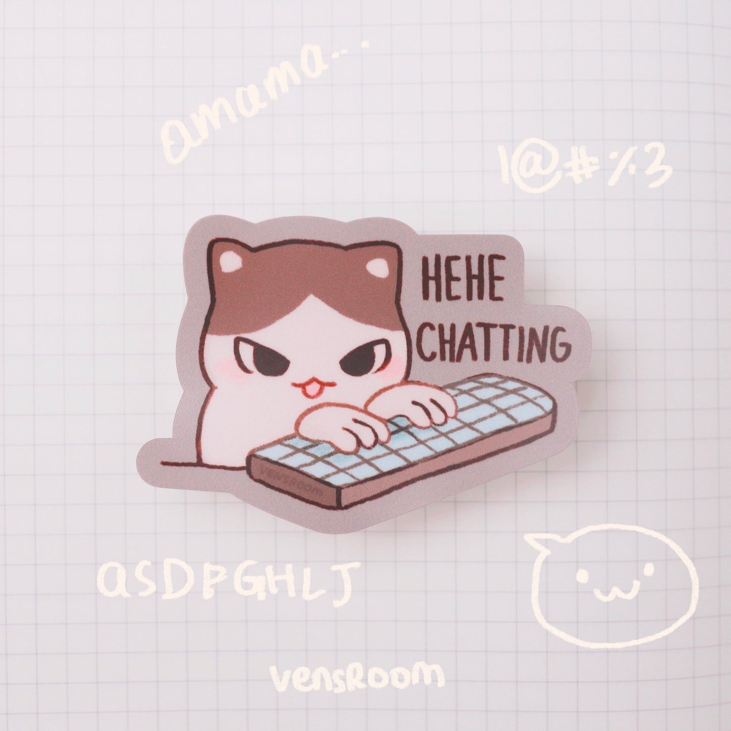 hehe chatting sticker