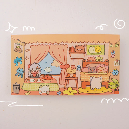 yin's living room print