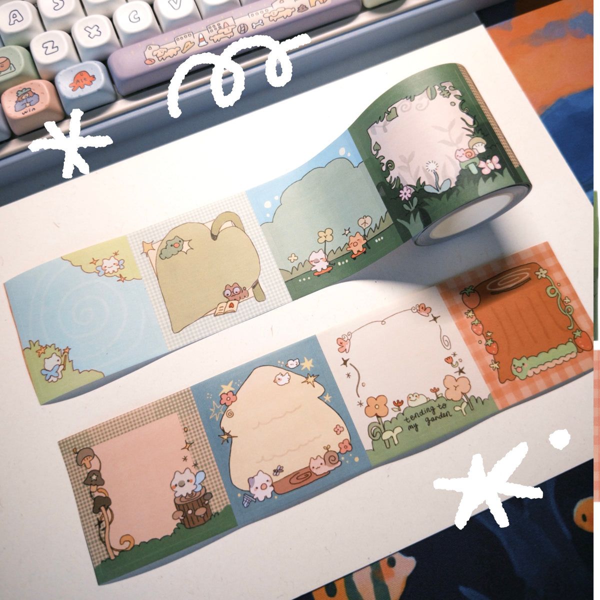memo pad sticker roll