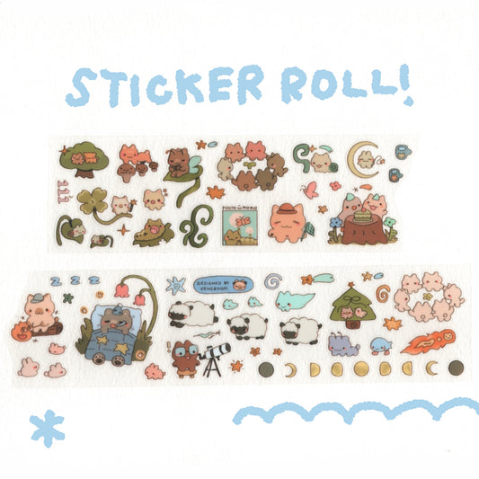 day to night sticker roll