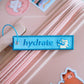 go piss girl keychain