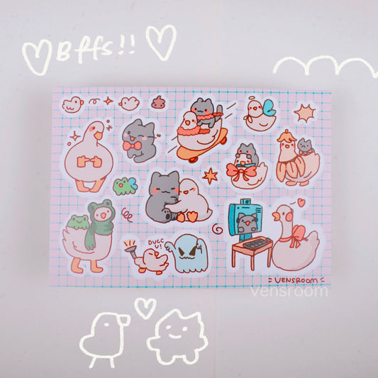best pals sticker sheet