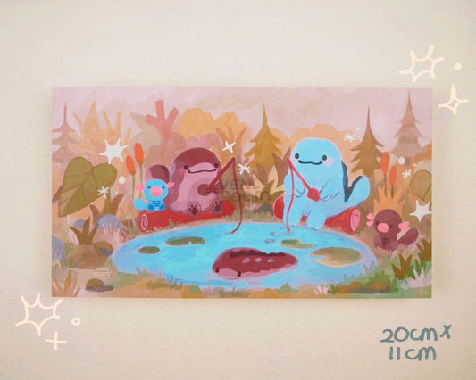 fishing buddies print
