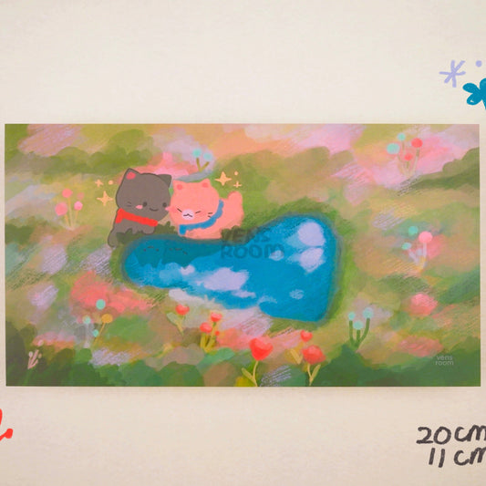 lovers pond print