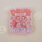 drink water sticker