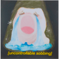 uncontrollable crying sticker