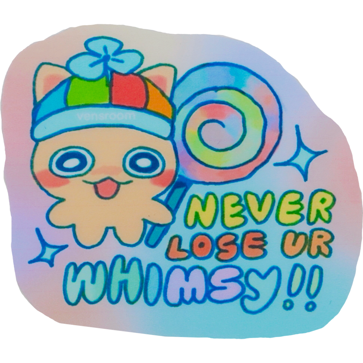 never lose your whimsy sticker