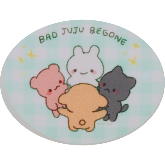 no bad juju sticker