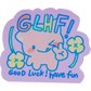 good luck have fun sticker