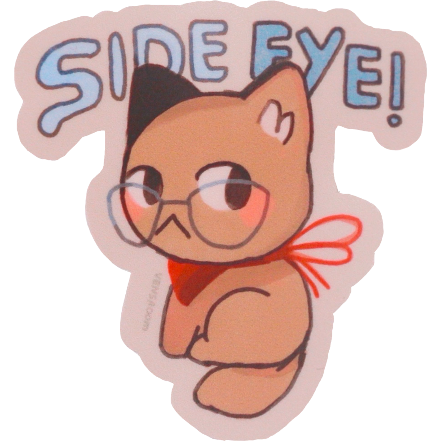 side eye sticker