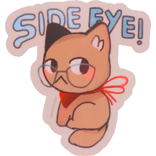 side eye sticker