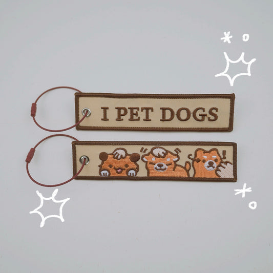 i pet dogs keychain
