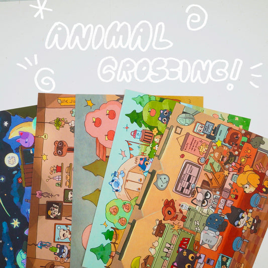 animal crossing prints