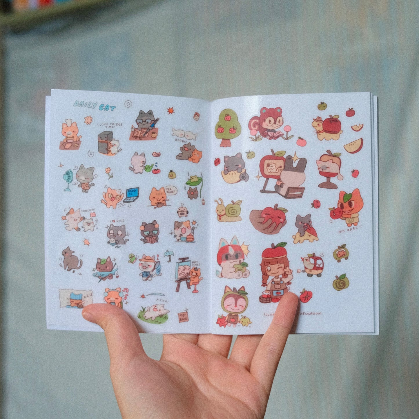 sticker book (discounted)