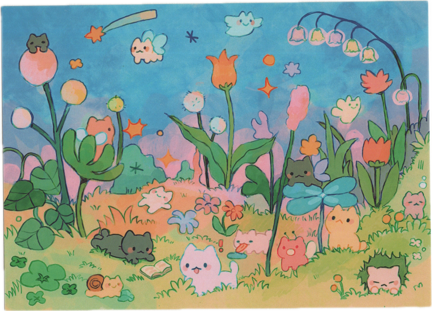 fairy garden print
