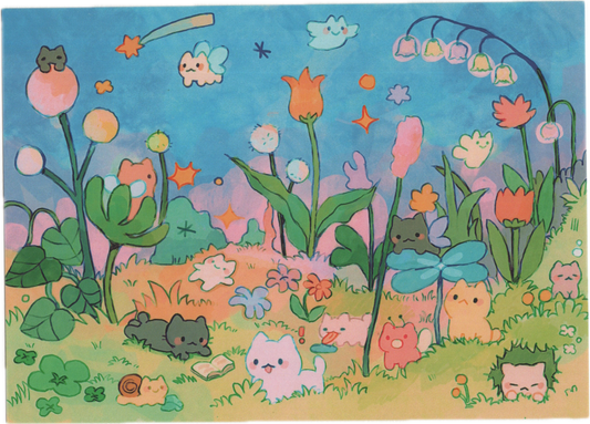 fairy garden print