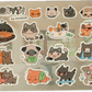 stray cats sticker sheet FUNDRAISER