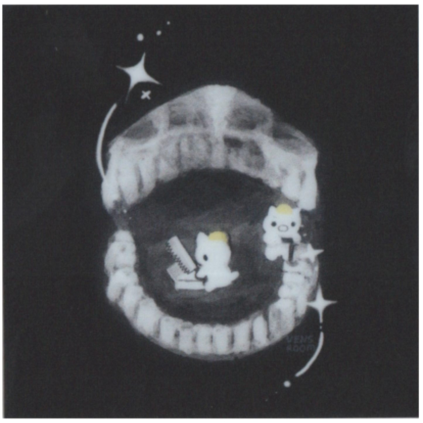 toothache sticker