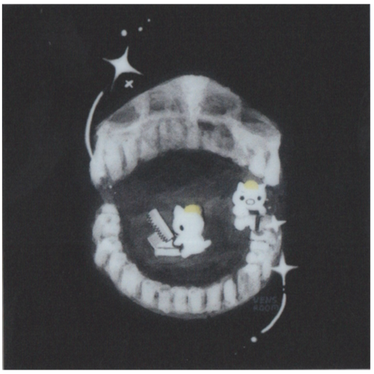 toothache sticker