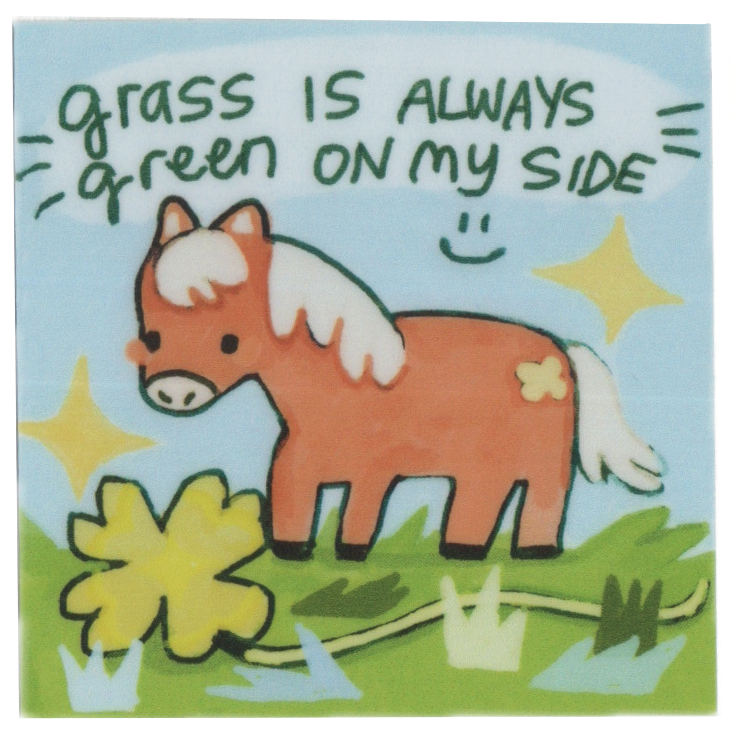 grass is always green sticker