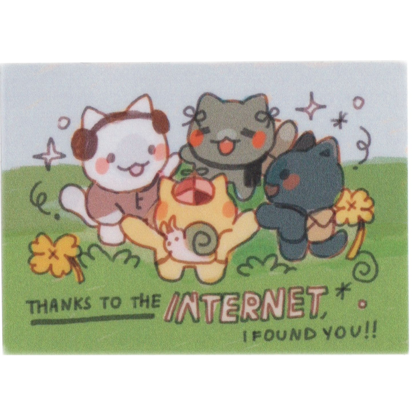 internet frens sticker