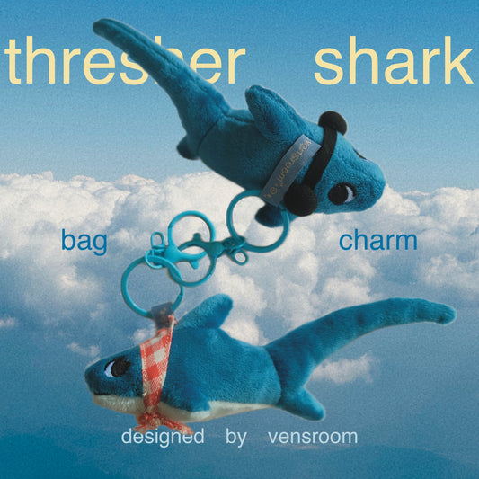 thresher shark bag charms