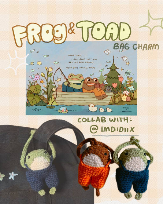 frog and toad bag tags