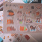 stray cats sticker sheet FUNDRAISER