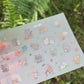 daily cat sticker sheet (transparent)