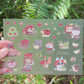 appletown sticker sheet (transparent)